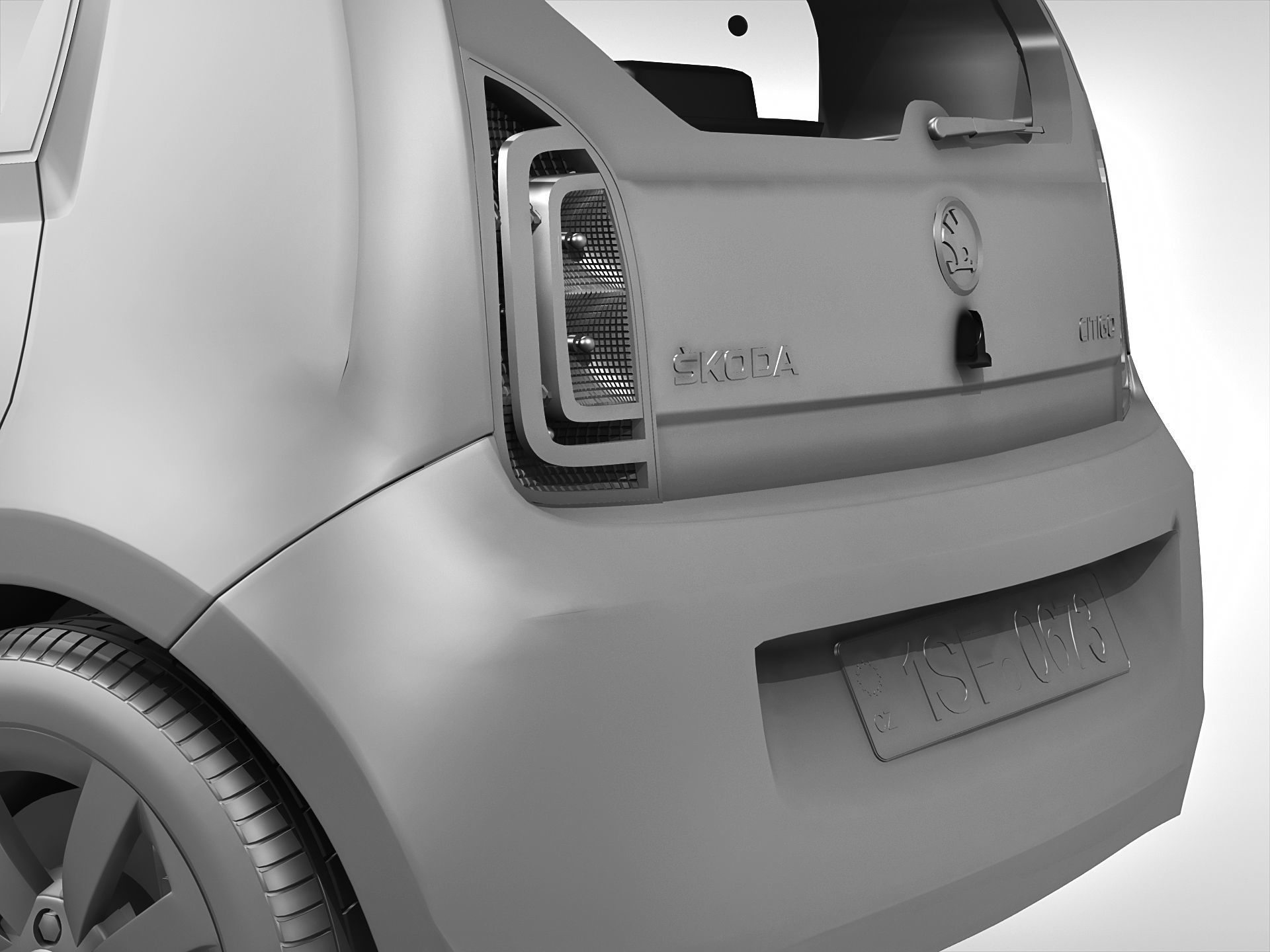 Skoda Citigo 2017 3D model_8