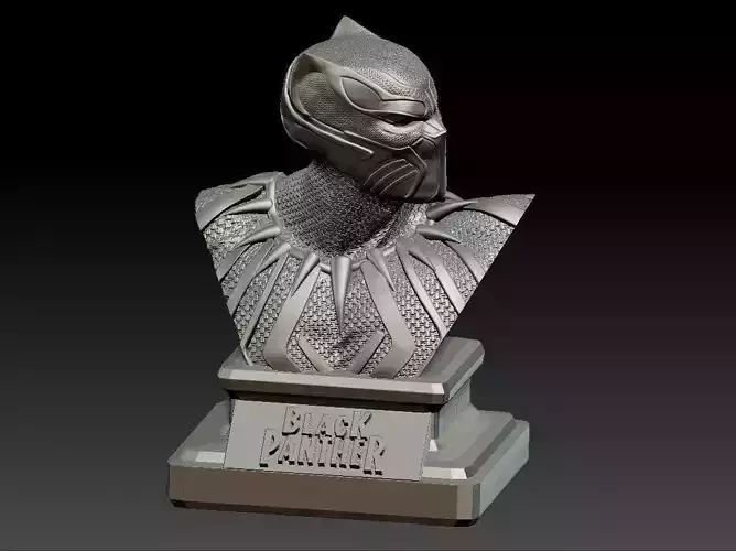 Black Panther Bust