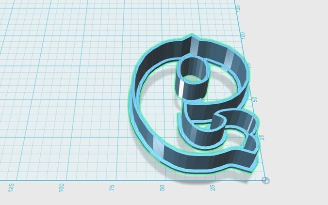 Vintage number 9 cookie cutter 