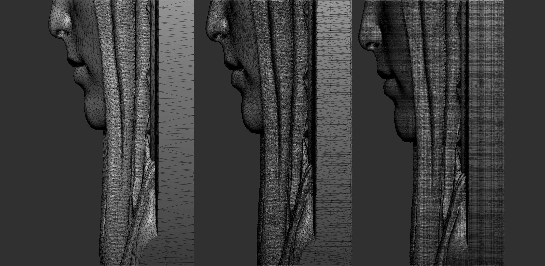 Virgin Mary Medallion no 1 3D print model_5