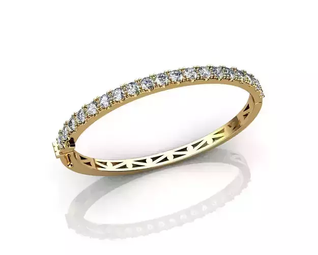 Beautiful Diamond Bracelets 3D print model