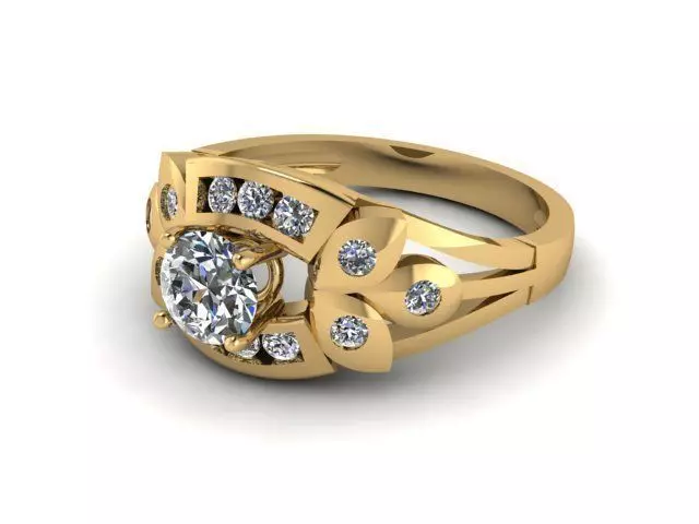 Ring T00506 3D print model_0