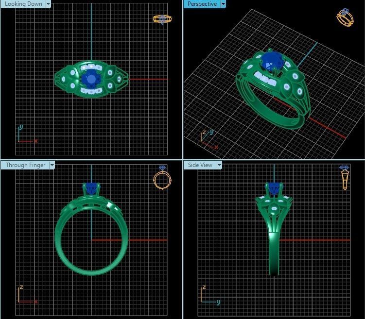 Ring T00506 3D print model_2