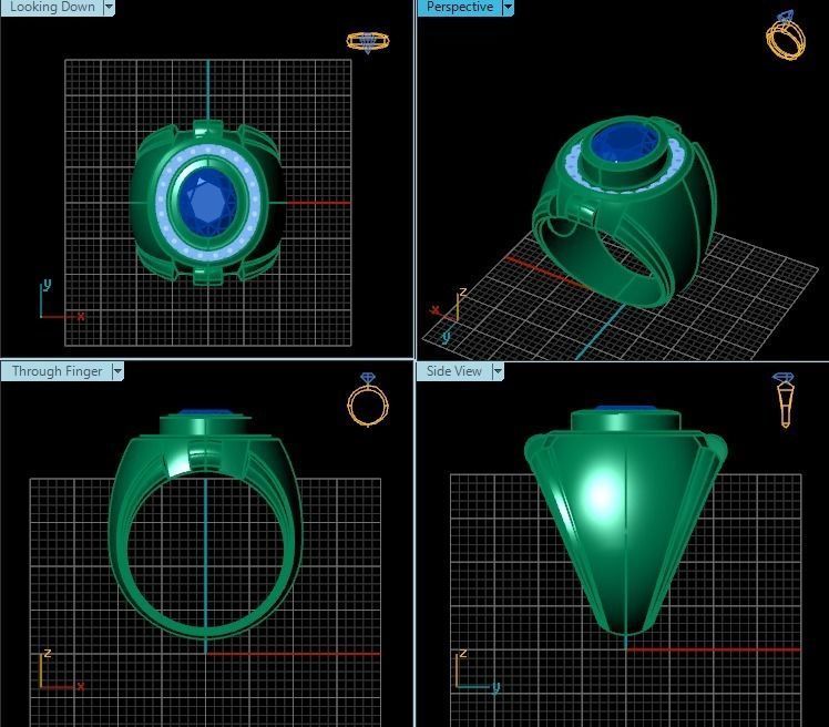 Ring T00508 3D print model_2