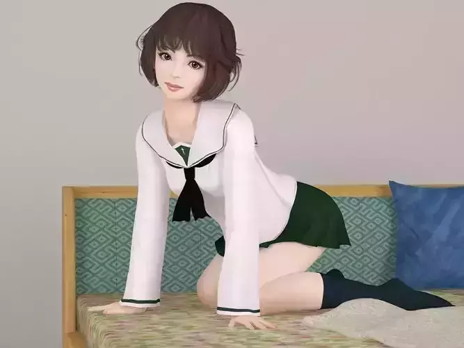 Yukari various outfit pose 02