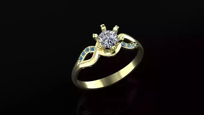 3d Engagement ring