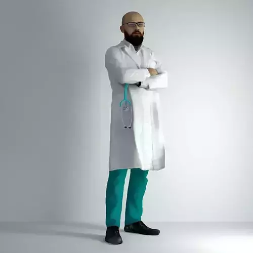 3D Scan Man Doctor 026