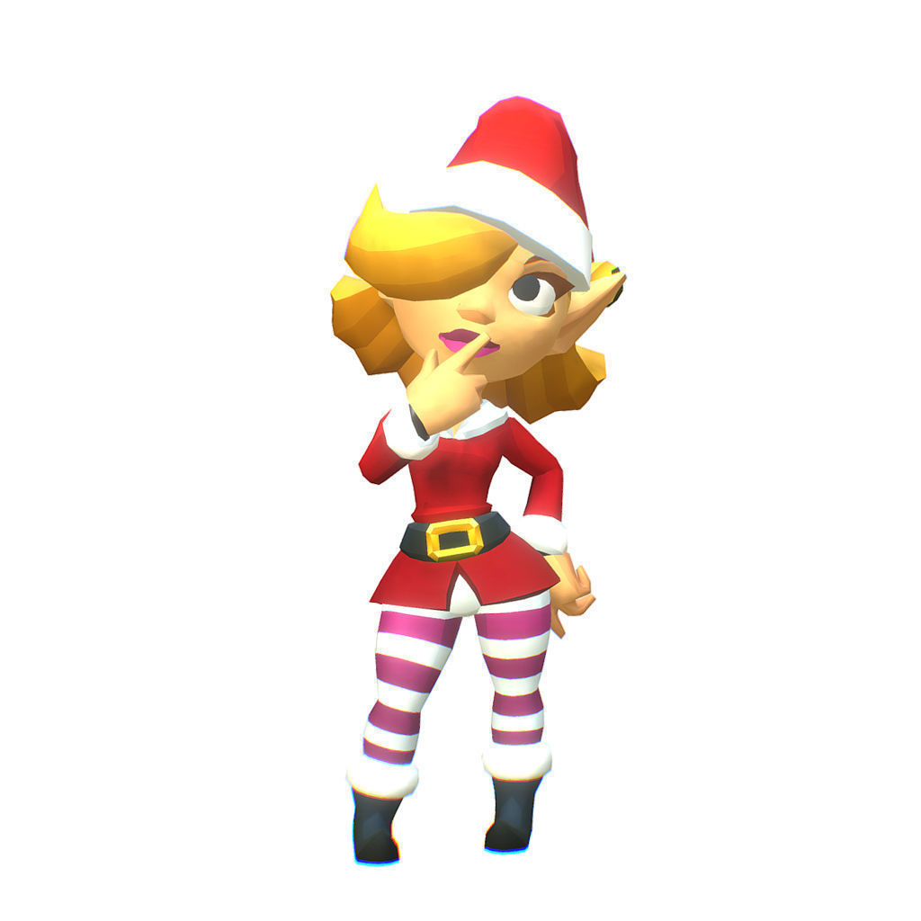Santas Elves - Toon Series Low-poly 3D model_3