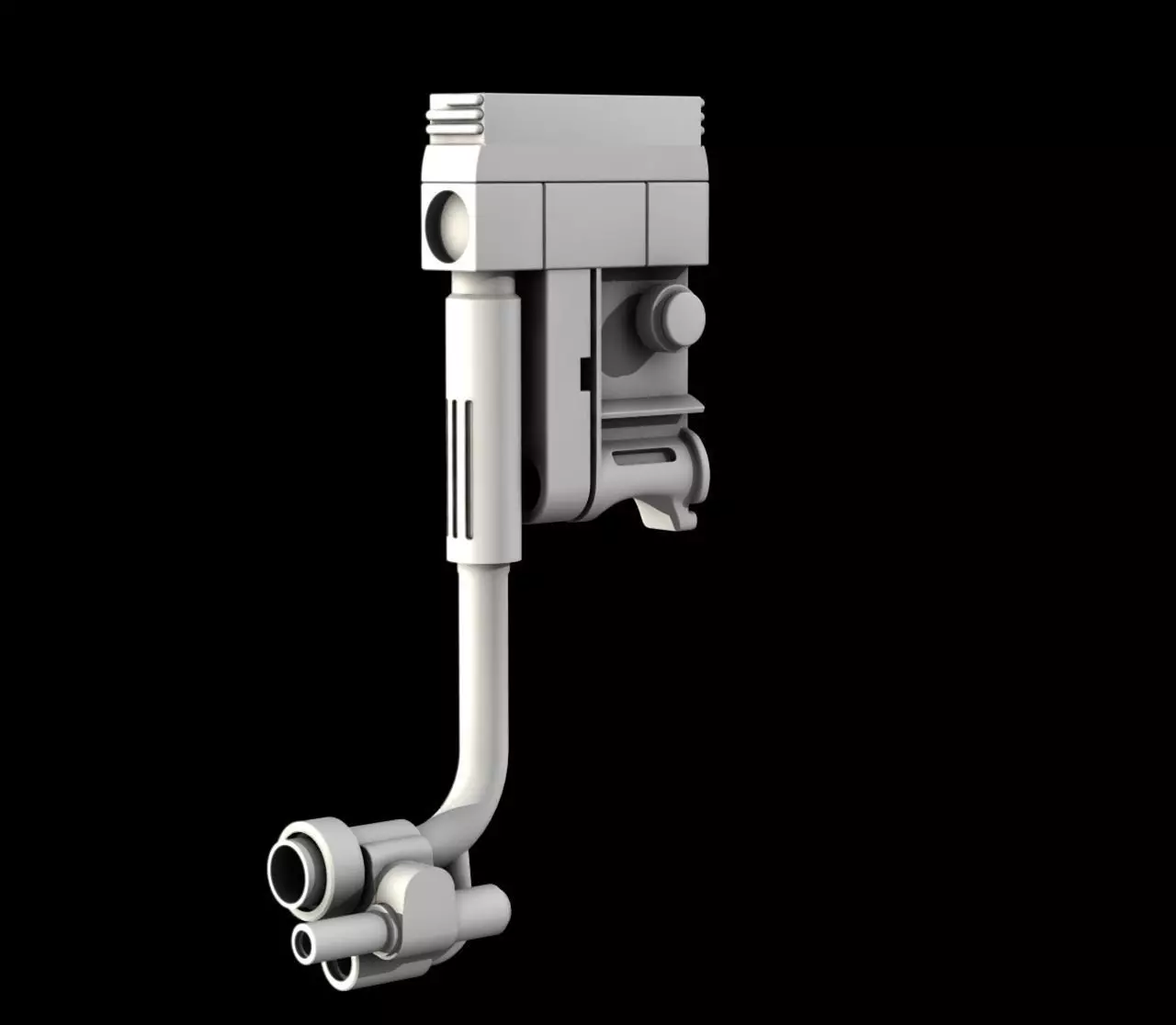 Star Wars jyn erso rebel Helmet Comlink 3D print model