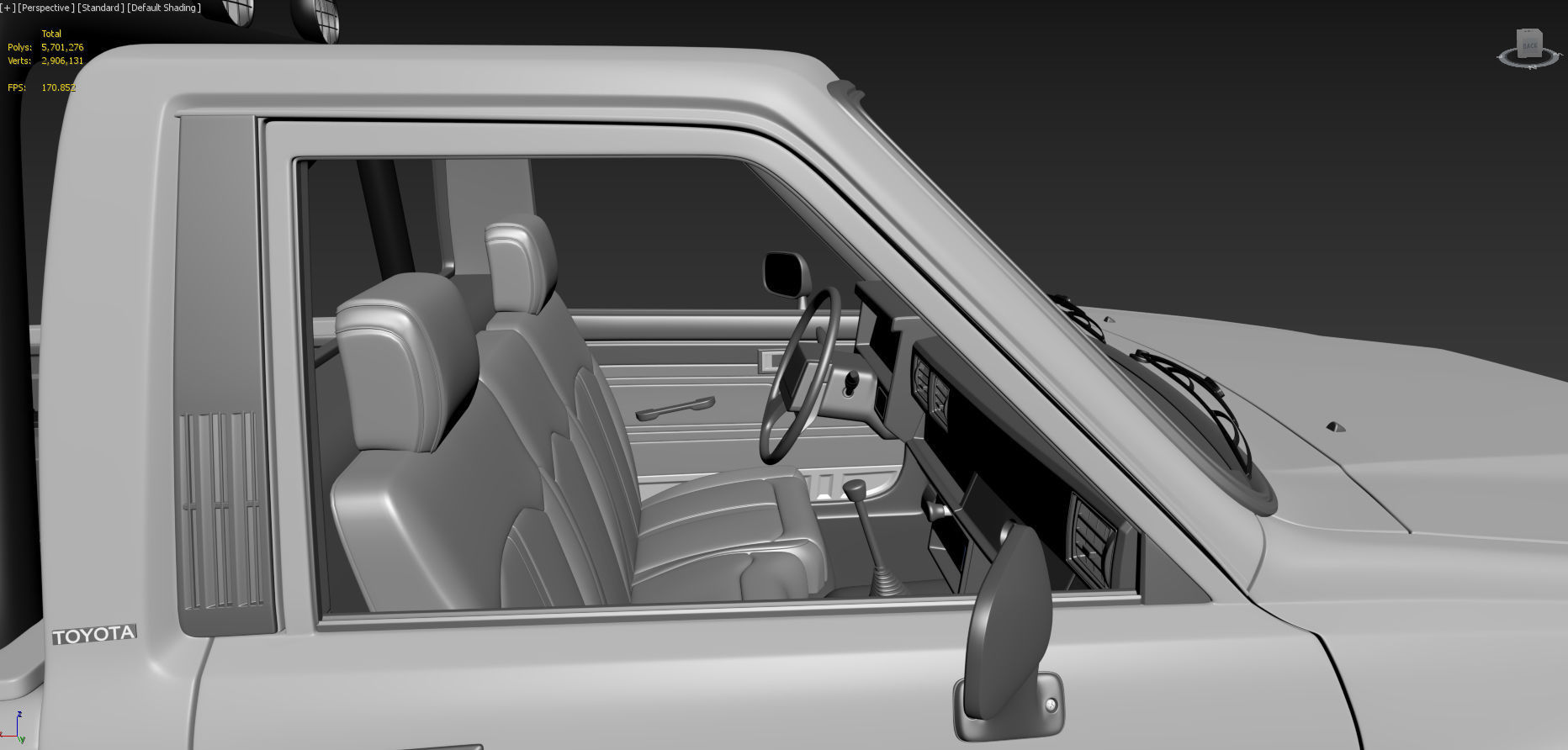 Toyota Hilux 1983-1988 Pickup 3D model_8
