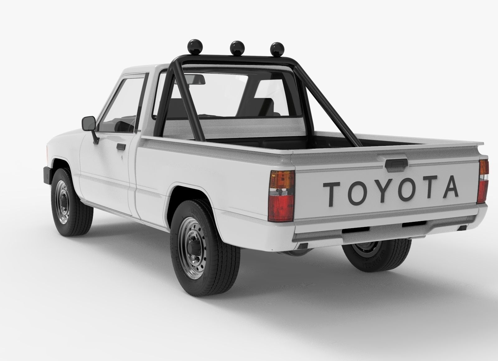 Toyota Hilux 1983-1988 Pickup 3D model_1