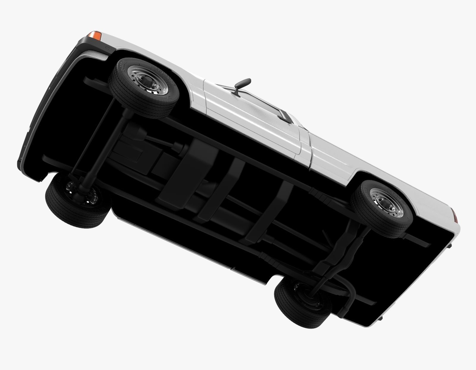 Toyota Hilux 1983-1988 Pickup 3D model_5