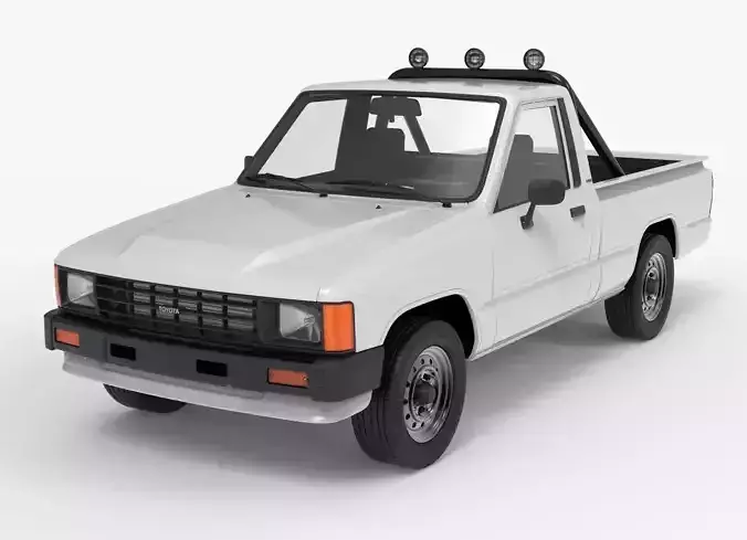 Toyota Hilux 1983-1988 Pickup  3D model
