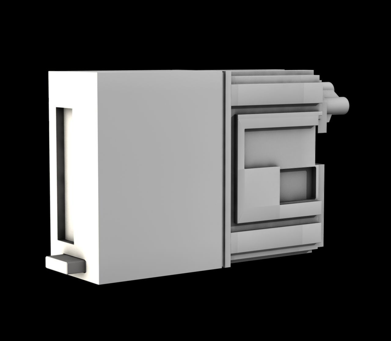 Star Wars E11 series Blaster hengstler counter 3D print model_1