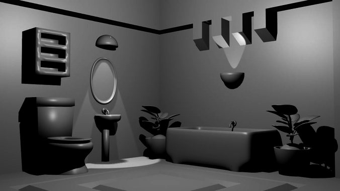 Simple Bathroom
