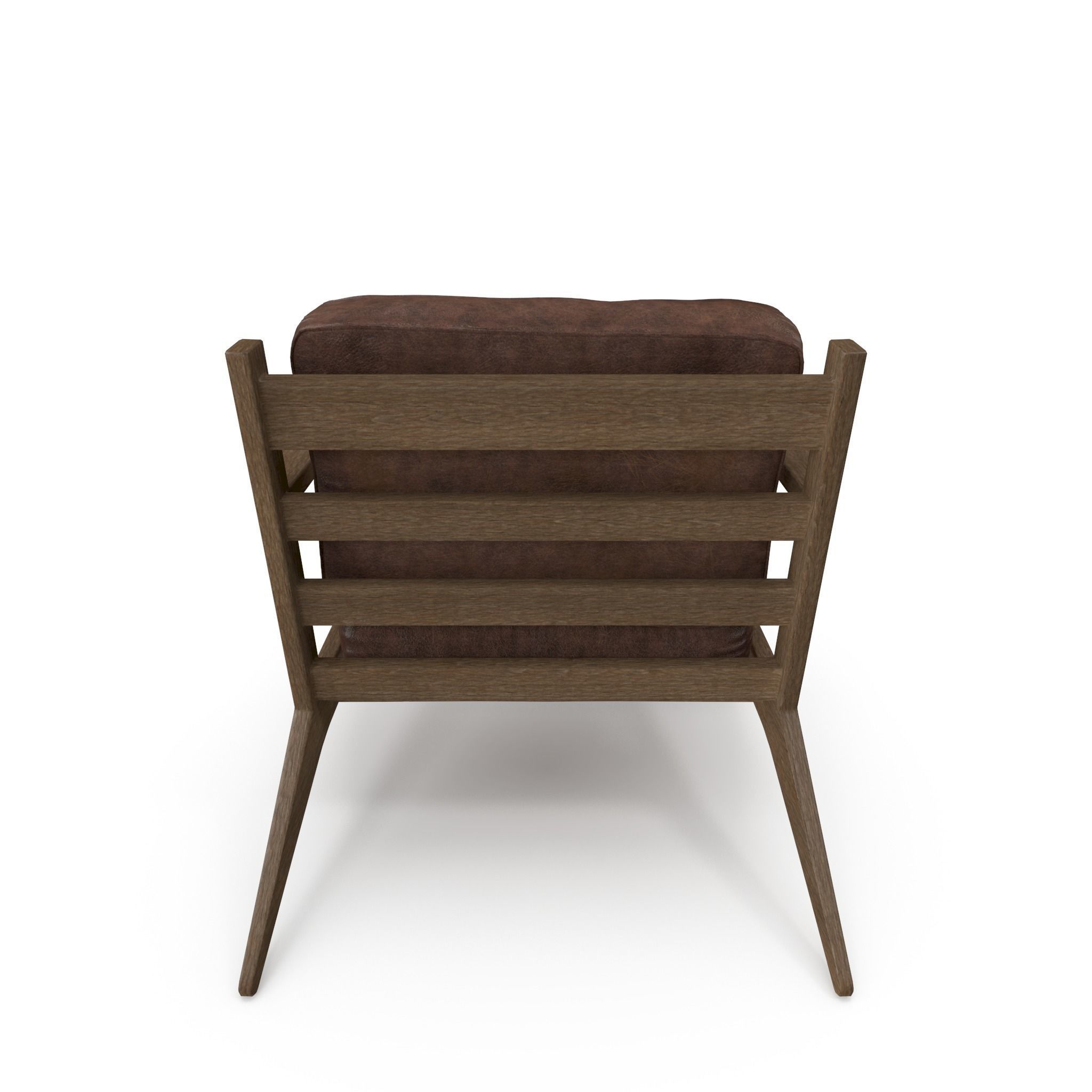 Raylan Leather Armchair Low-poly 3D model_5