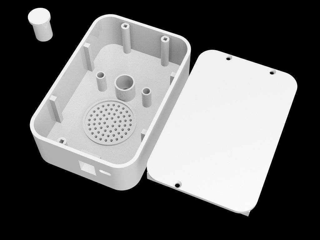 Controller case 3D print model_6