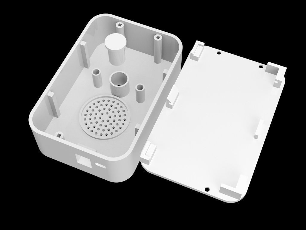 Controller case 3D print model_7