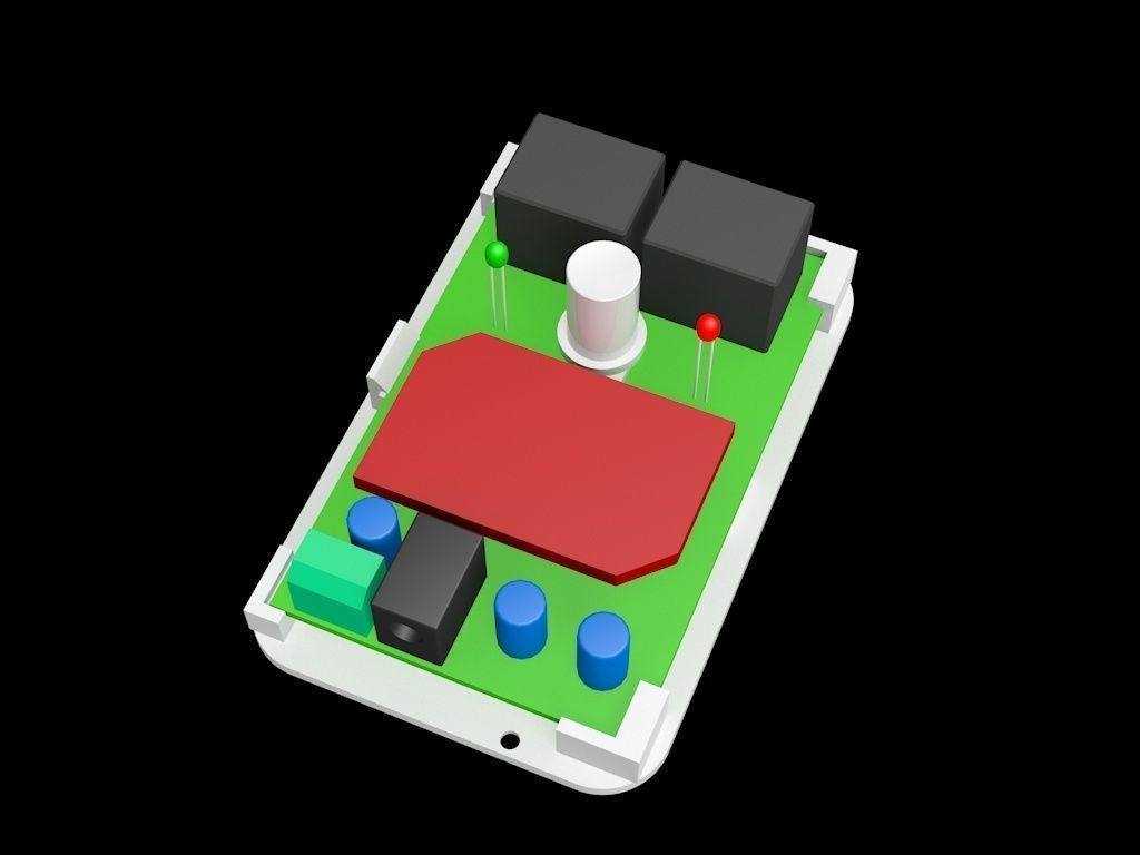 Controller case 3D print model_10