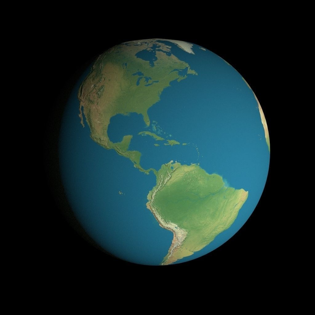Animated 16K Earth Pack Low-poly 3D model_26