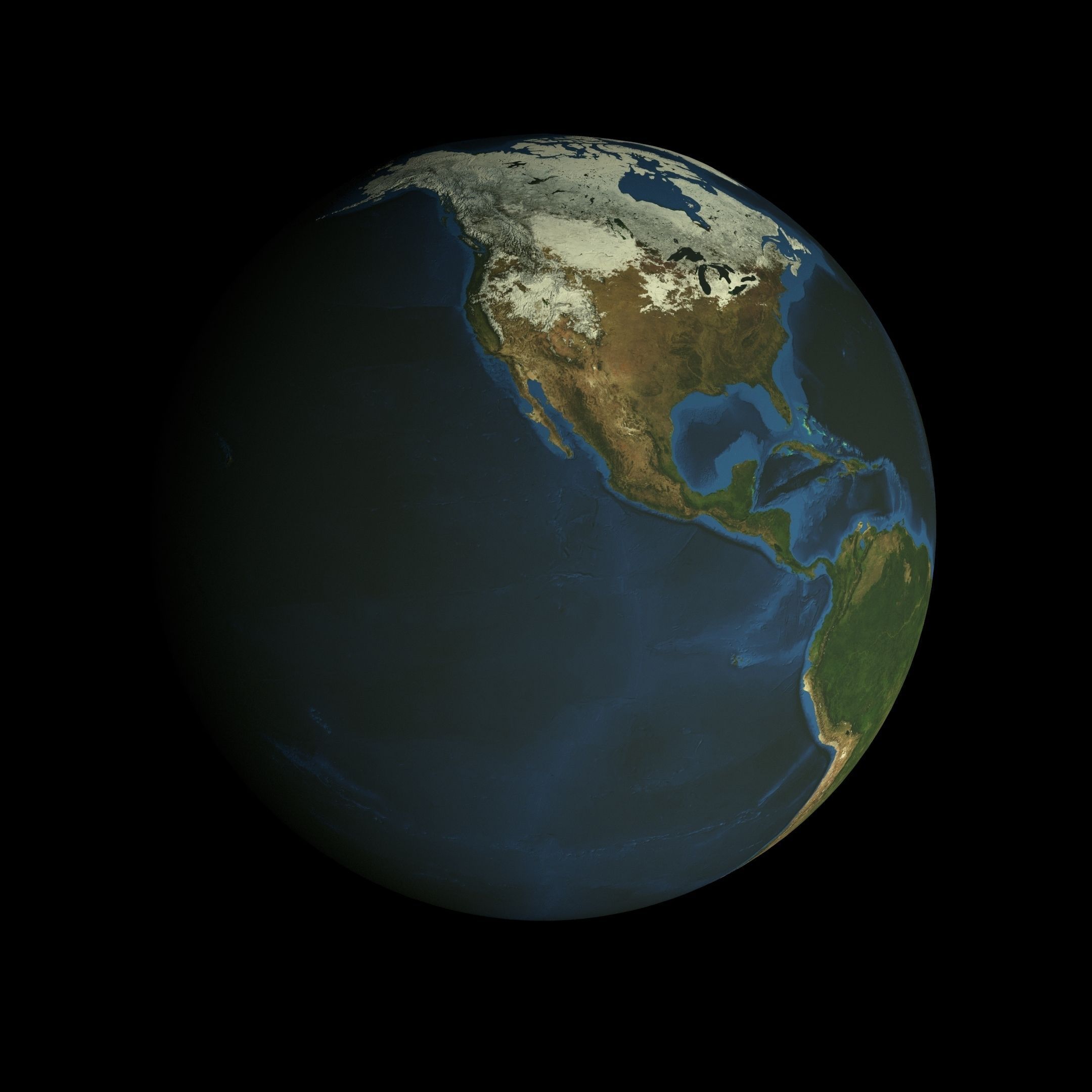 Animated 16K Earth Pack Low-poly 3D model_29