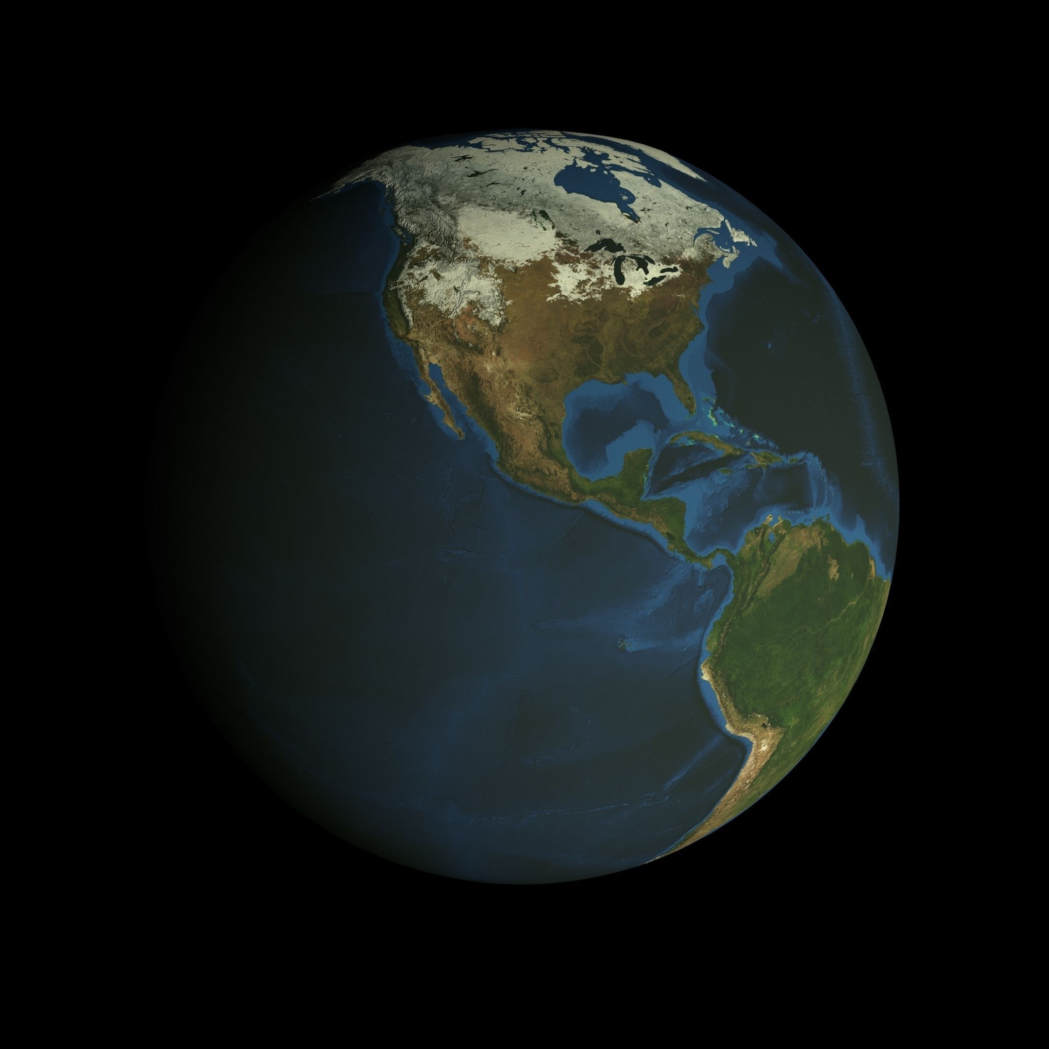 Animated 16K Earth Pack Low-poly 3D model_9