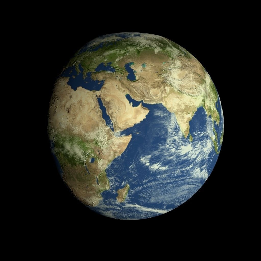Animated 16K Earth Pack Low-poly 3D model_45