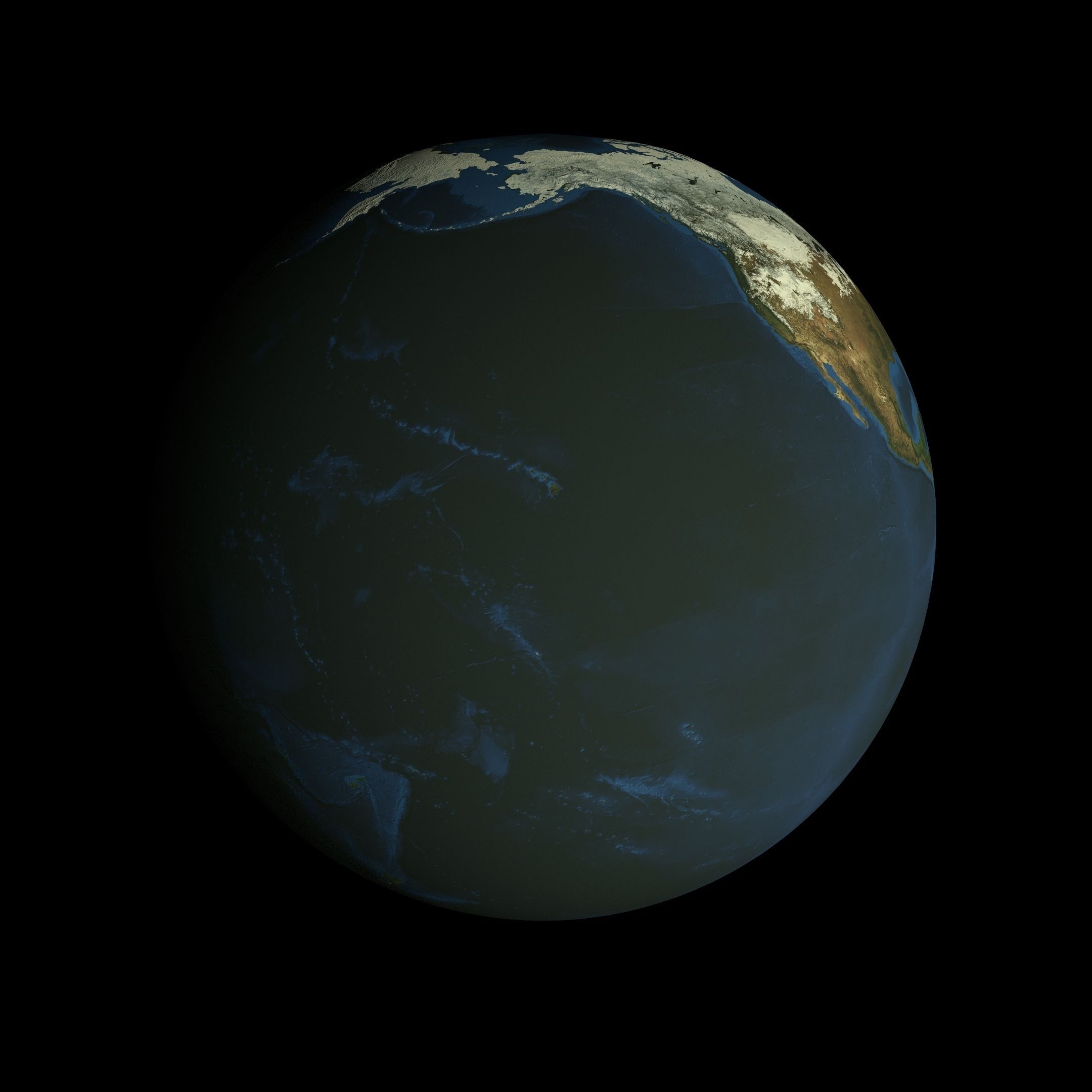 Animated 16K Earth Pack Low-poly 3D model_23