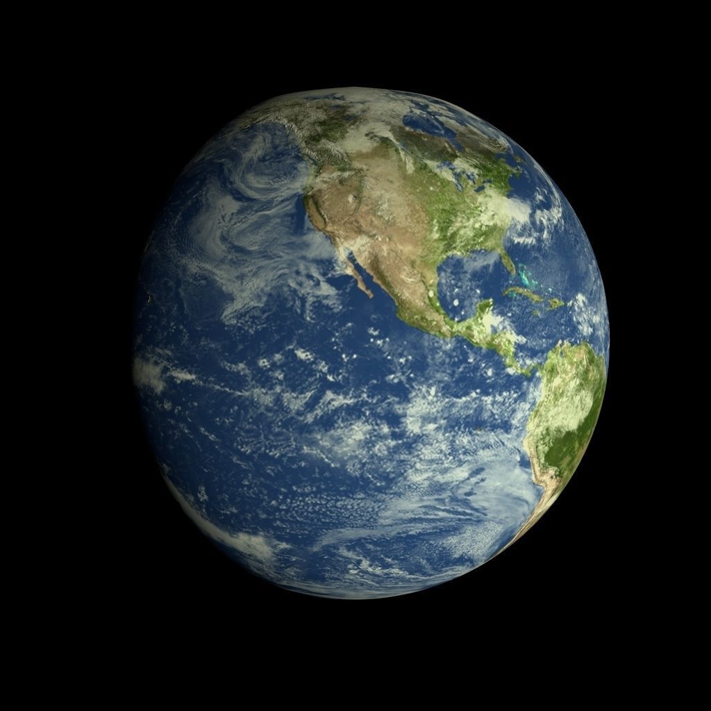 Animated 16K Earth Pack Low-poly 3D model_10