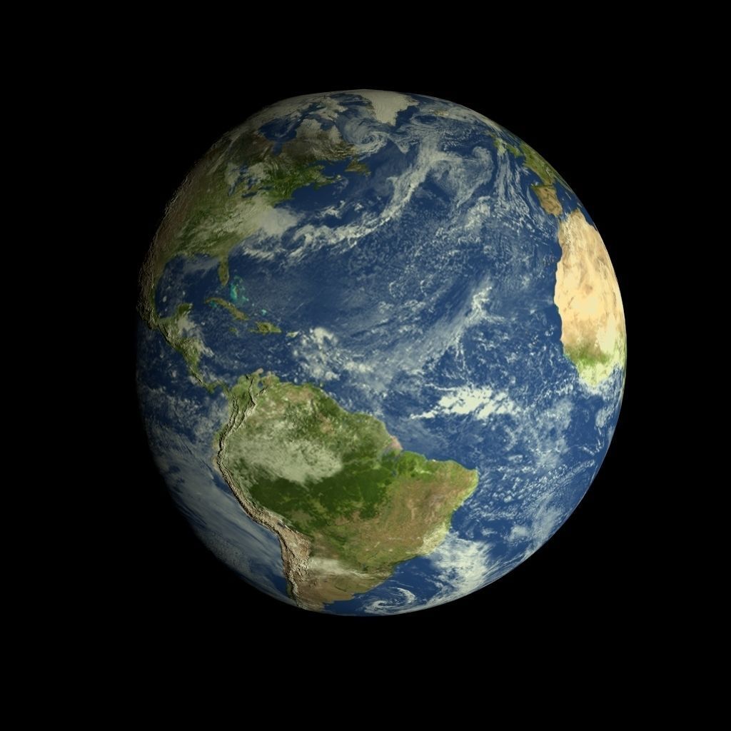 Animated 16K Earth Pack Low-poly 3D model_11