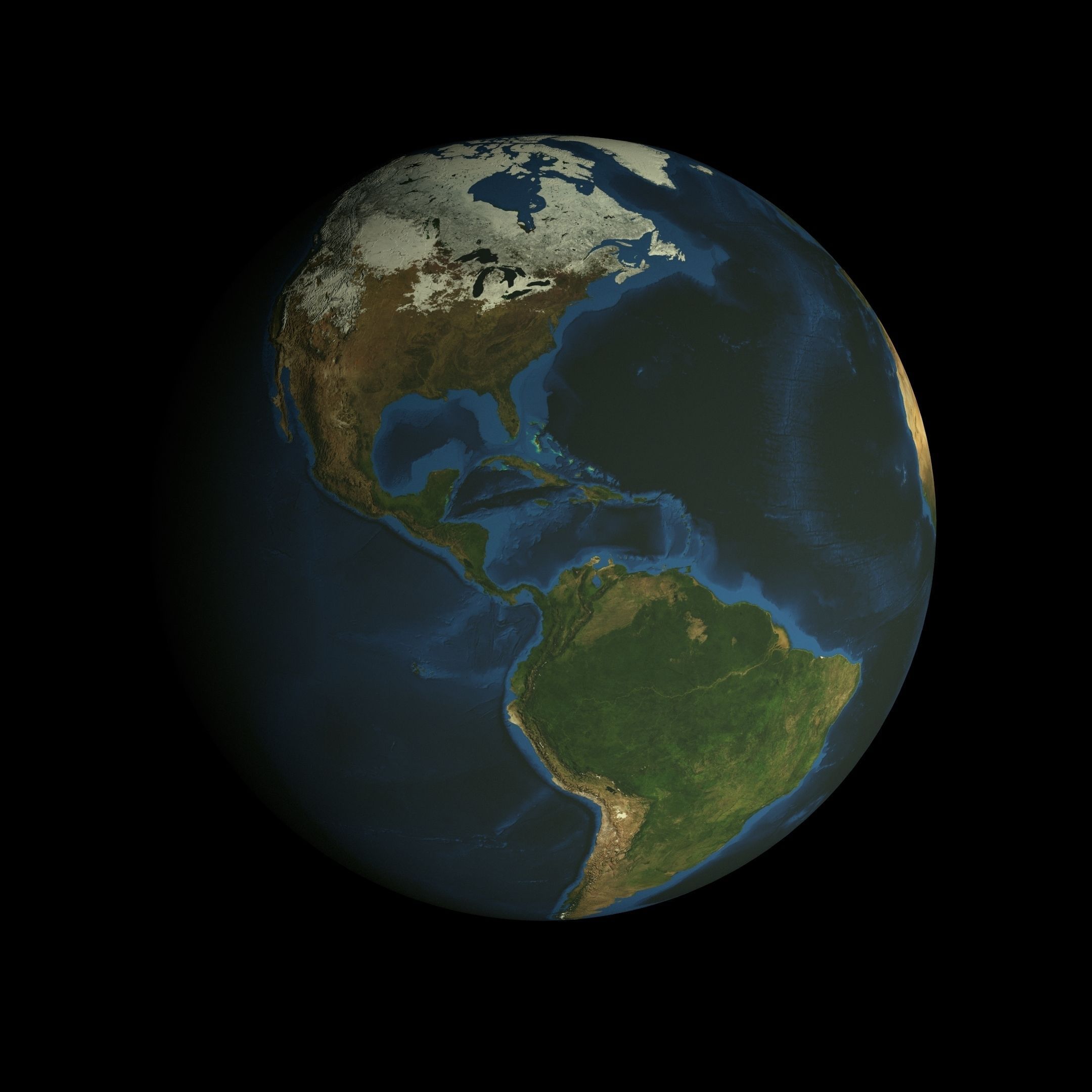 Animated 16K Earth Pack Low-poly 3D model_36
