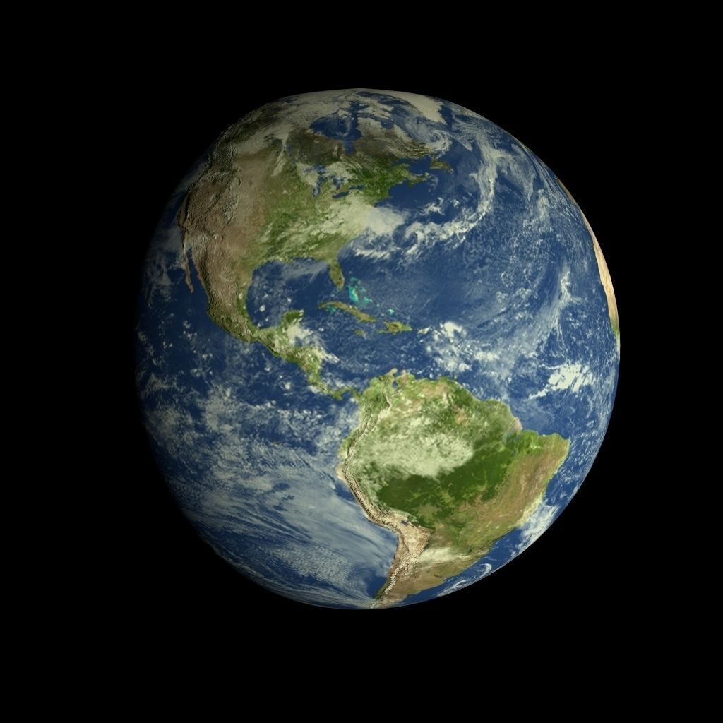 Animated 16K Earth Pack Low-poly 3D model_2