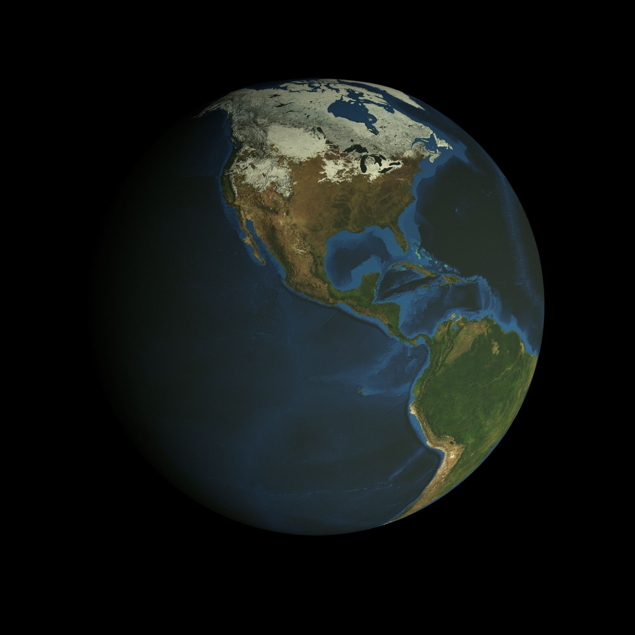 Animated 16K Earth Pack Low-poly 3D model_27