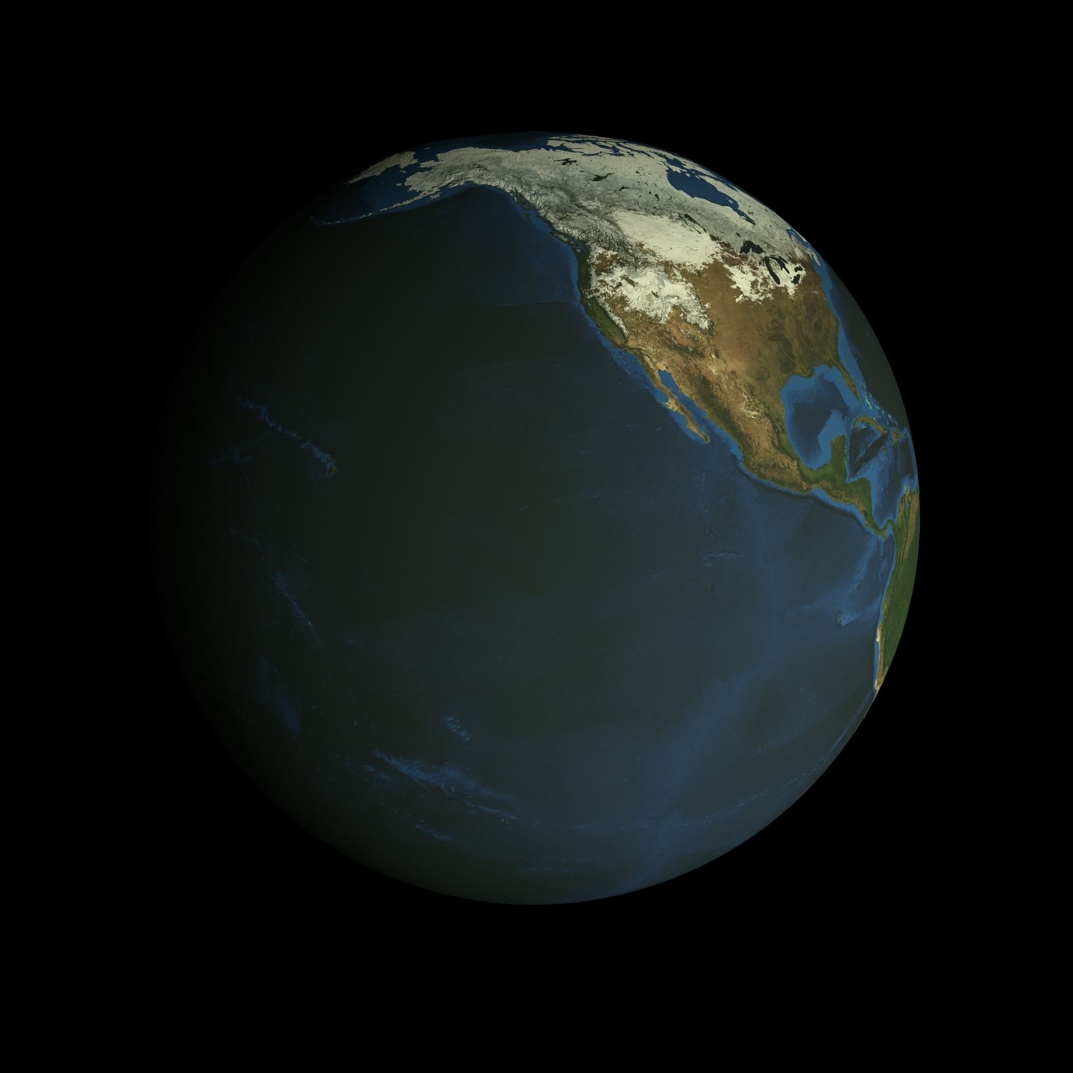 Animated 16K Earth Pack Low-poly 3D model_21