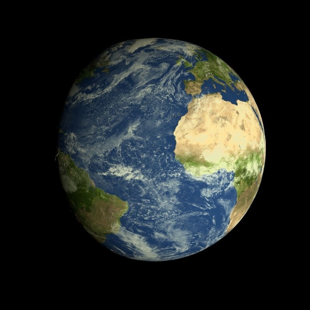 Animated 16K Earth Pack Low-poly 3D model_22
