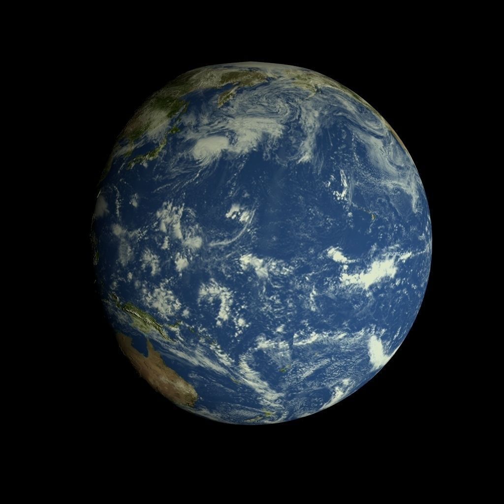 Animated 16K Earth Pack Low-poly 3D model_37