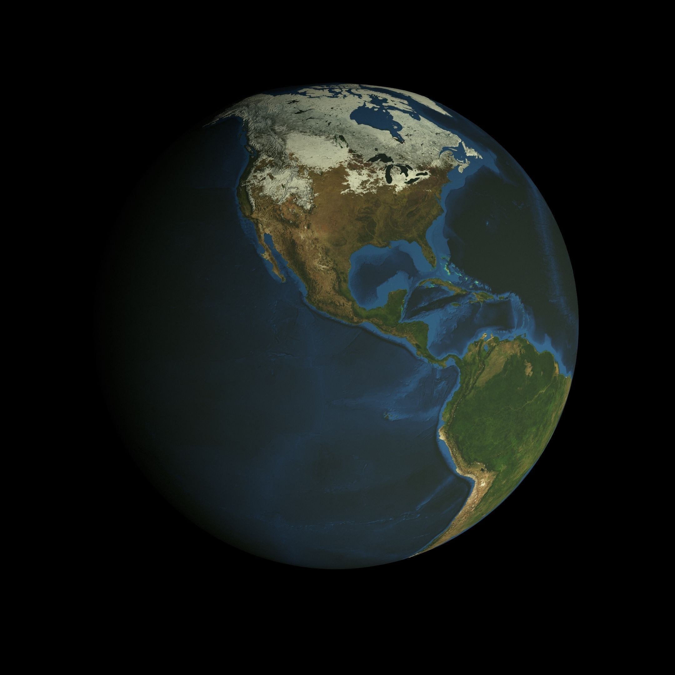Animated 16K Earth Pack Low-poly 3D model_13
