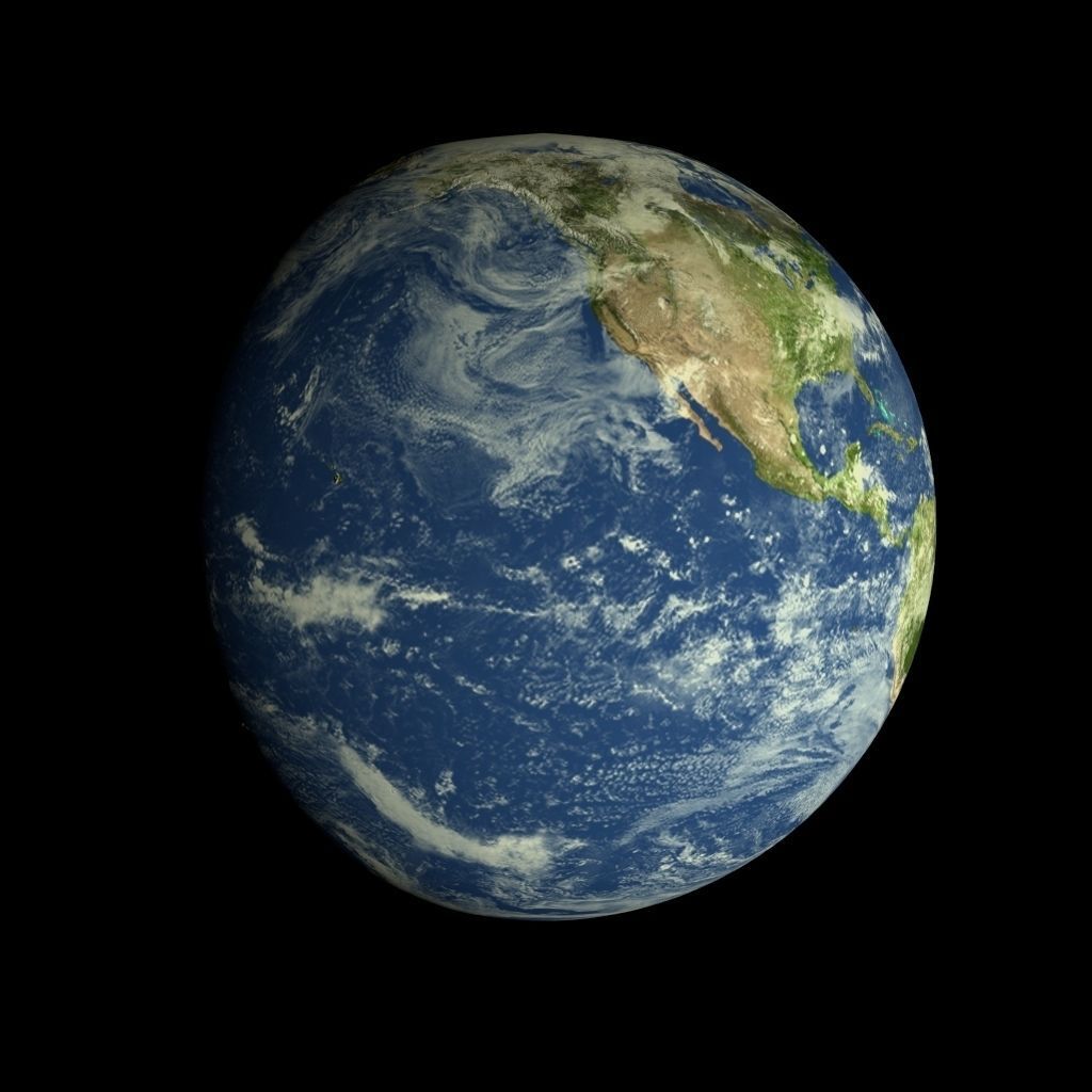 Animated 16K Earth Pack Low-poly 3D model_43