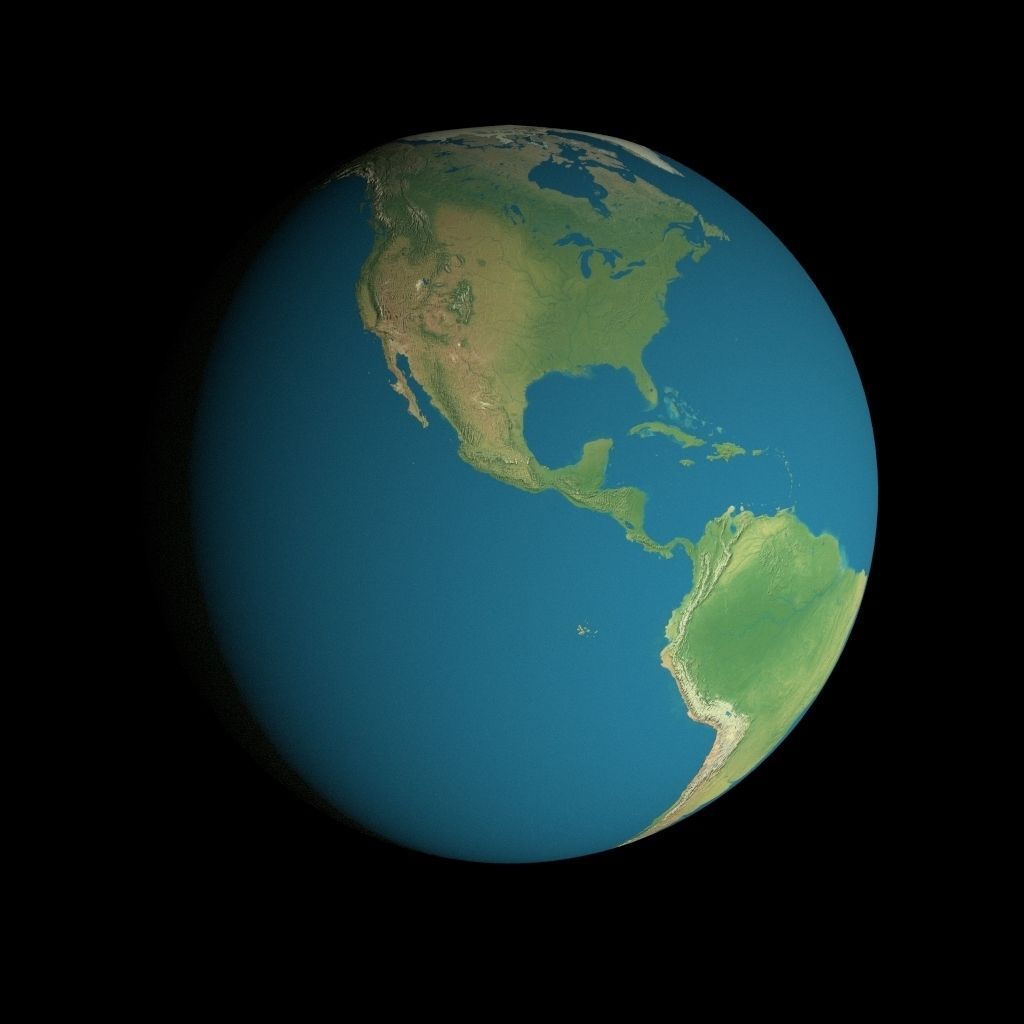 Animated 16K Earth Pack Low-poly 3D model_19