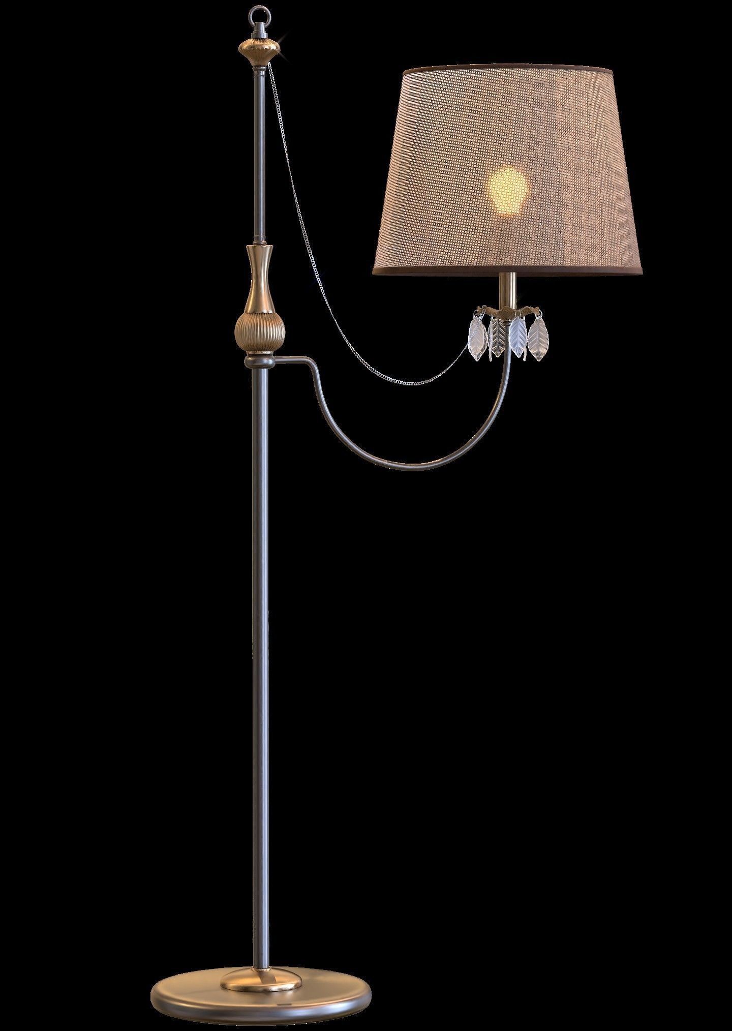 Crystal Lux Bomb PT Floor lamp 3D model_0