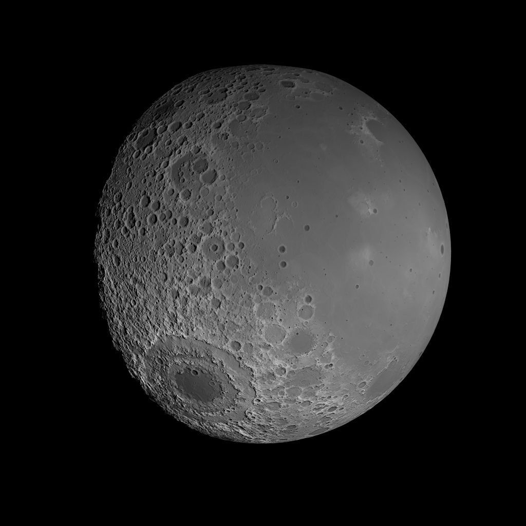 23K Realistic Moon Low-poly 3D model_34