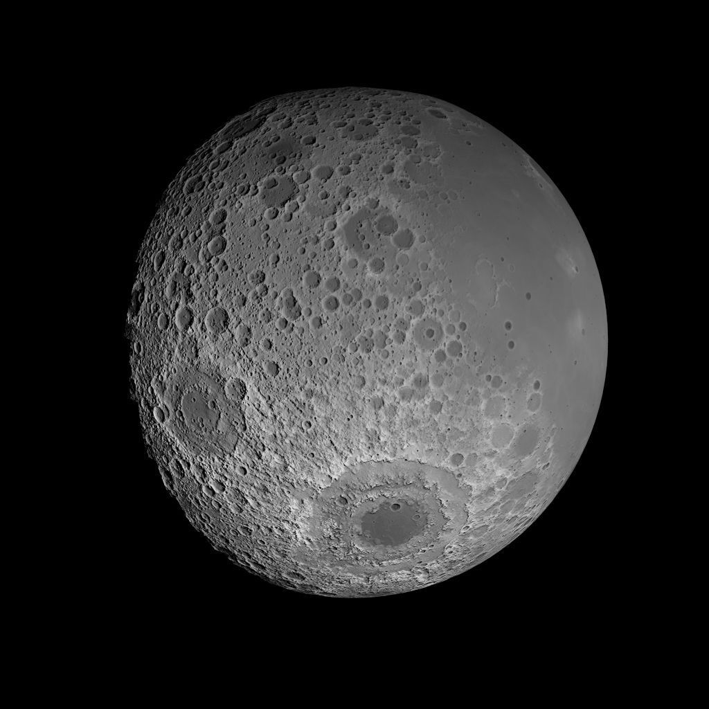 23K Realistic Moon Low-poly 3D model_27