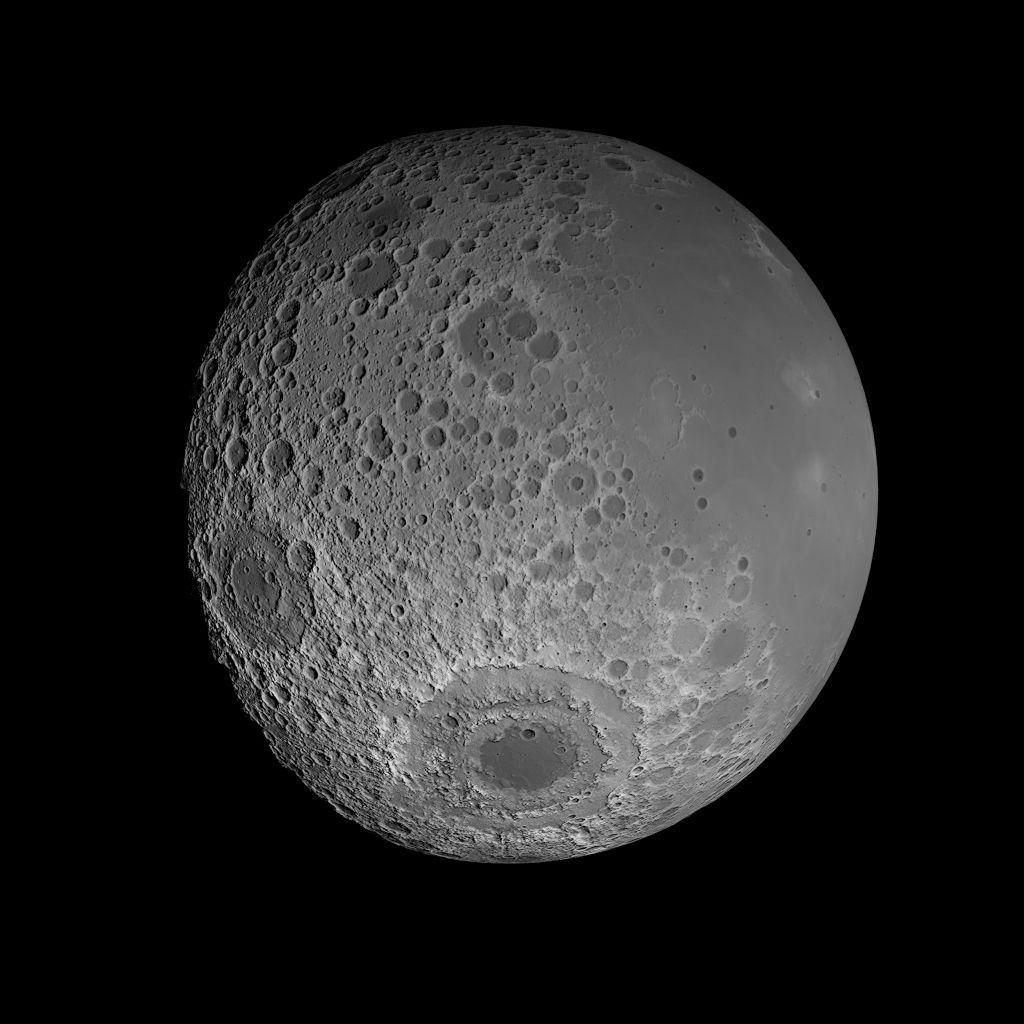 23K Realistic Moon Low-poly 3D model_3