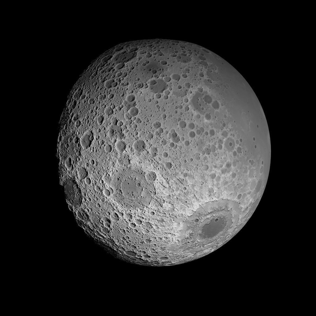 23K Realistic Moon Low-poly 3D model_33