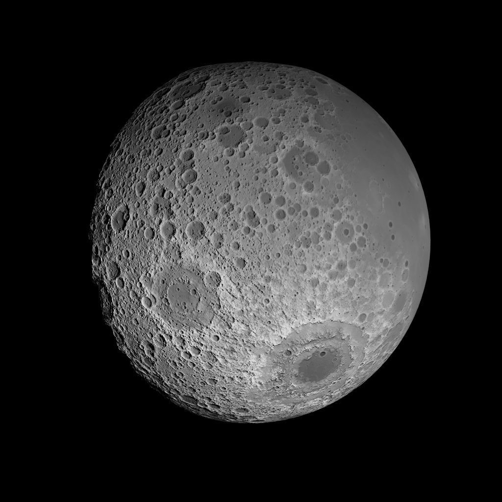 23K Realistic Moon Low-poly 3D model_54