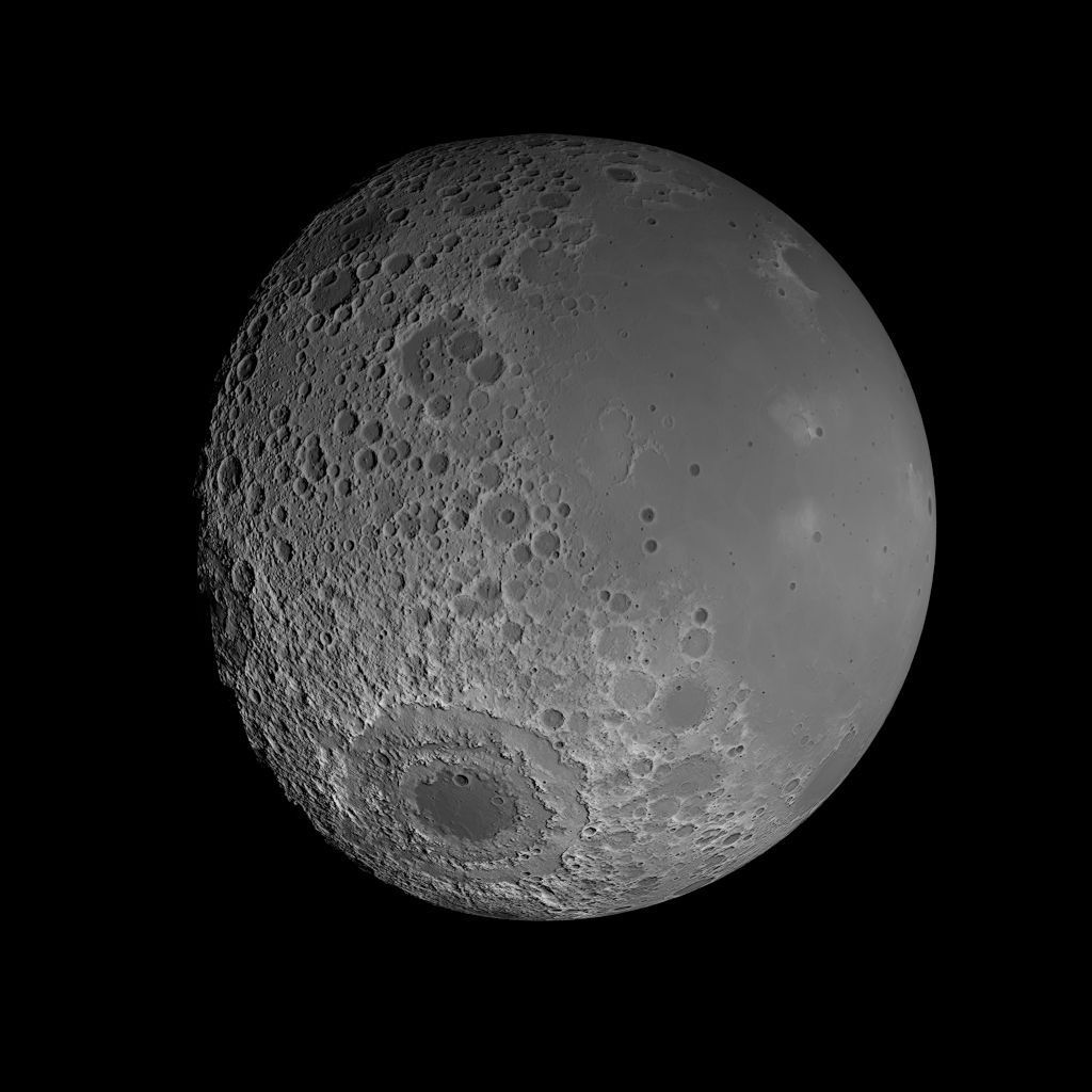 23K Realistic Moon Low-poly 3D model_44