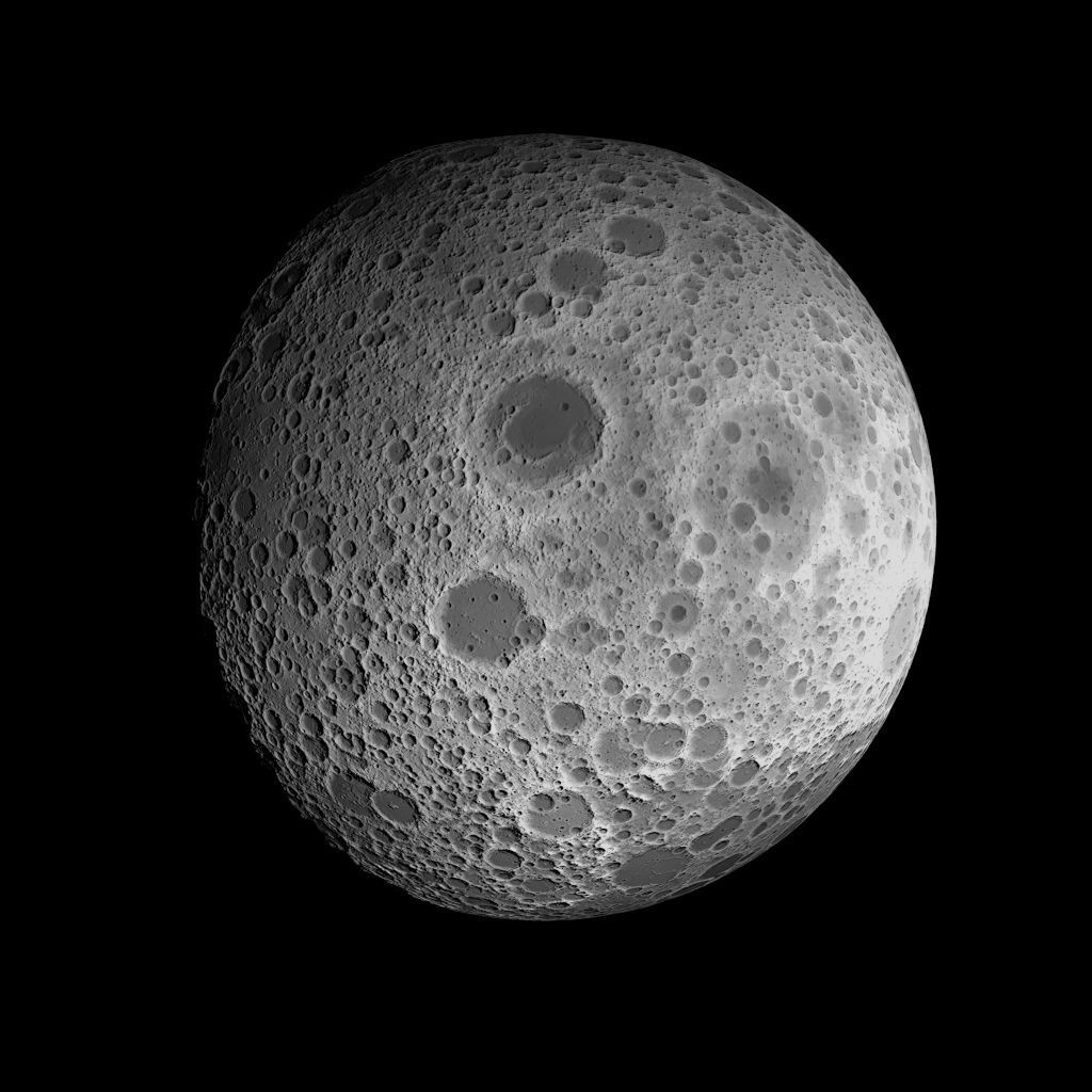 23K Realistic Moon Low-poly 3D model_61