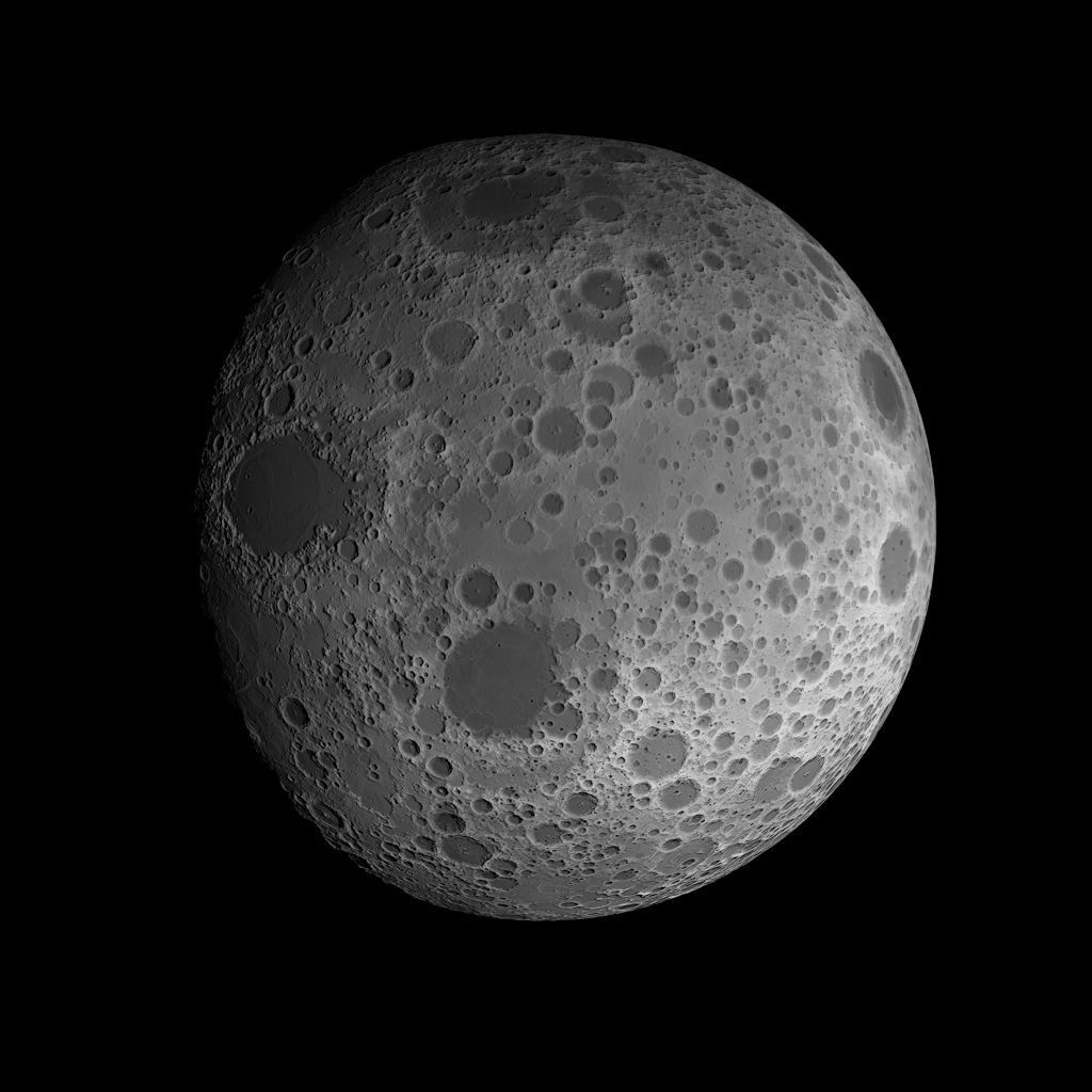 23K Realistic Moon Low-poly 3D model_67