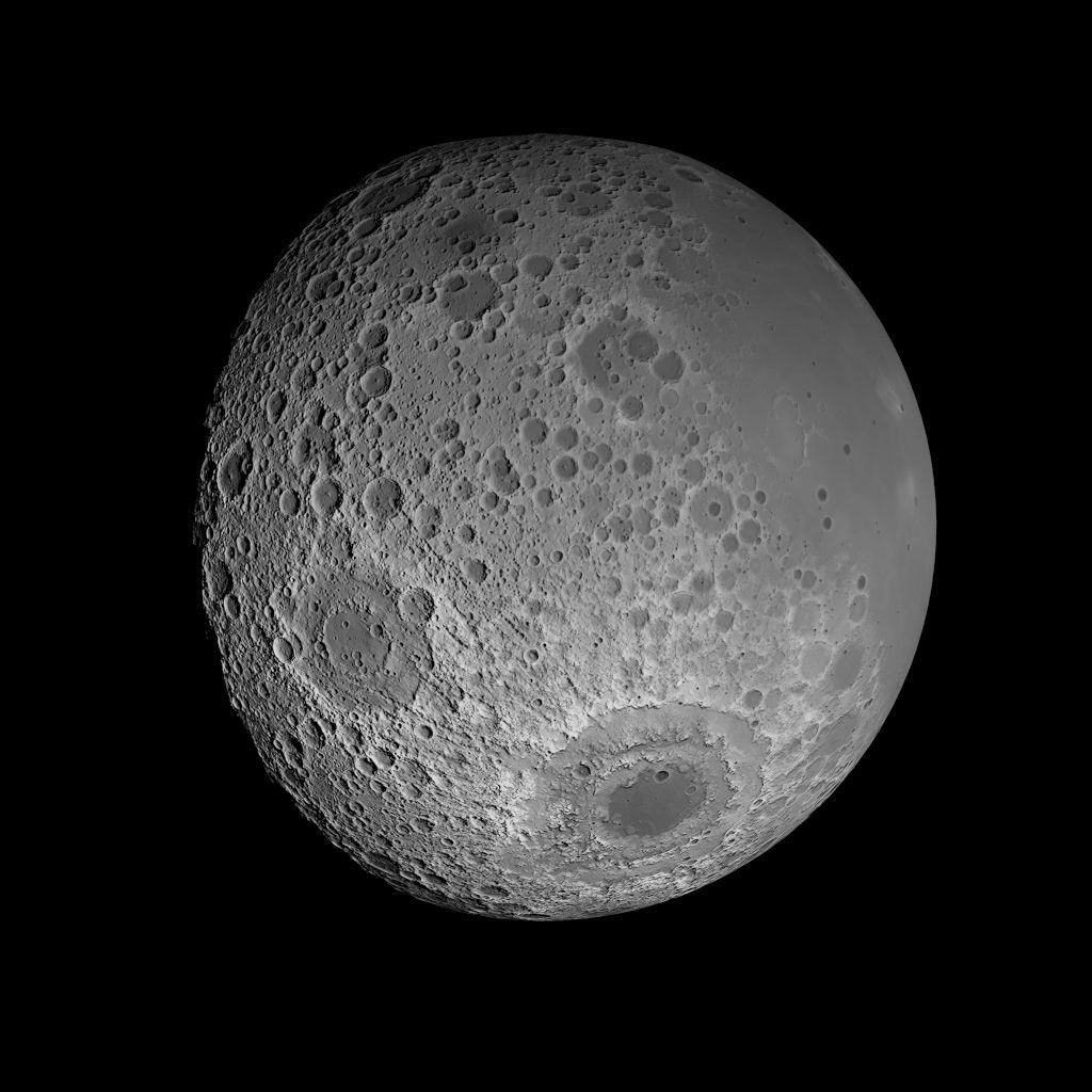 23K Realistic Moon Low-poly 3D model_37