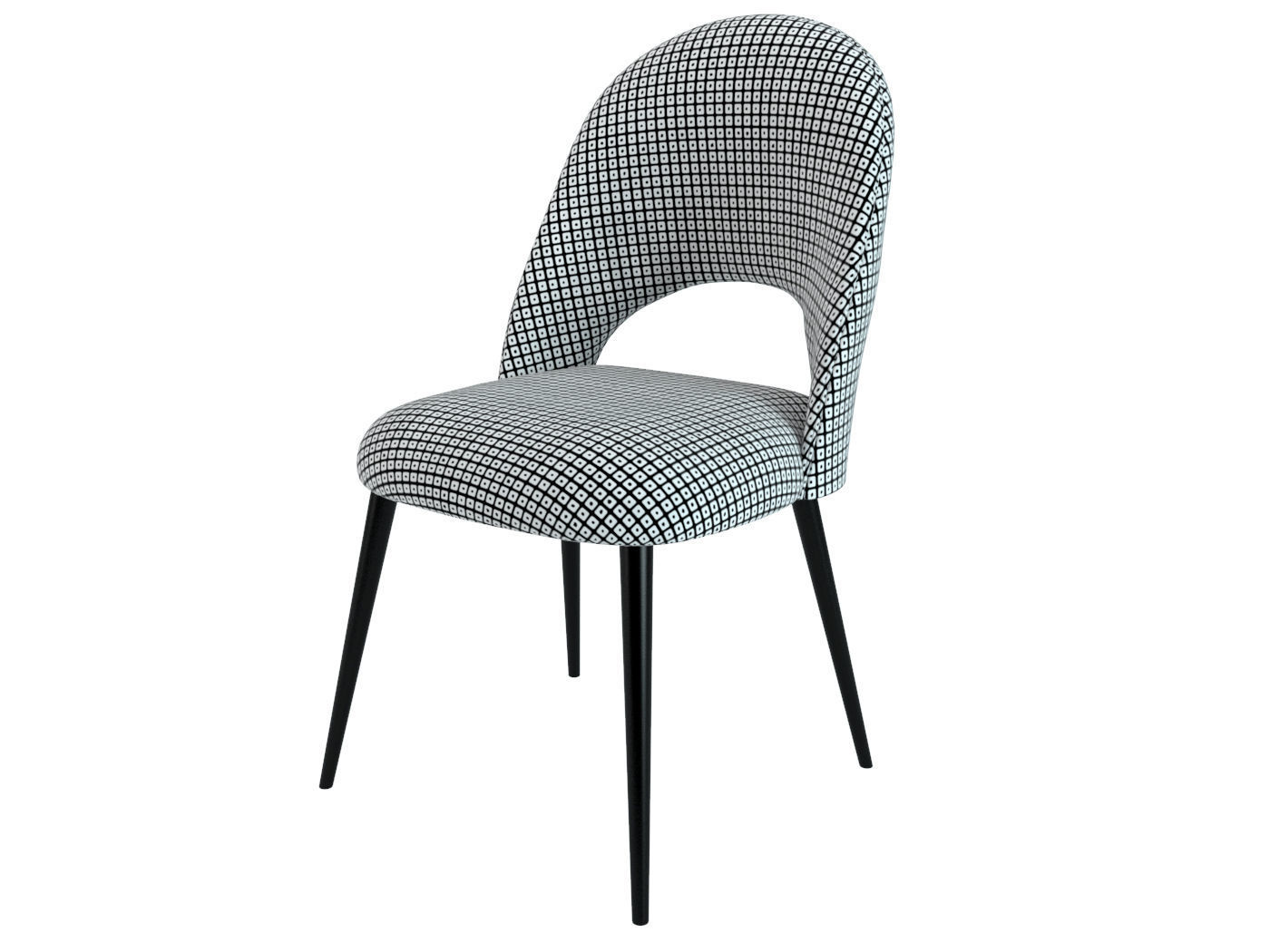 model Chair Iris Maison Du Monde 3D model_3